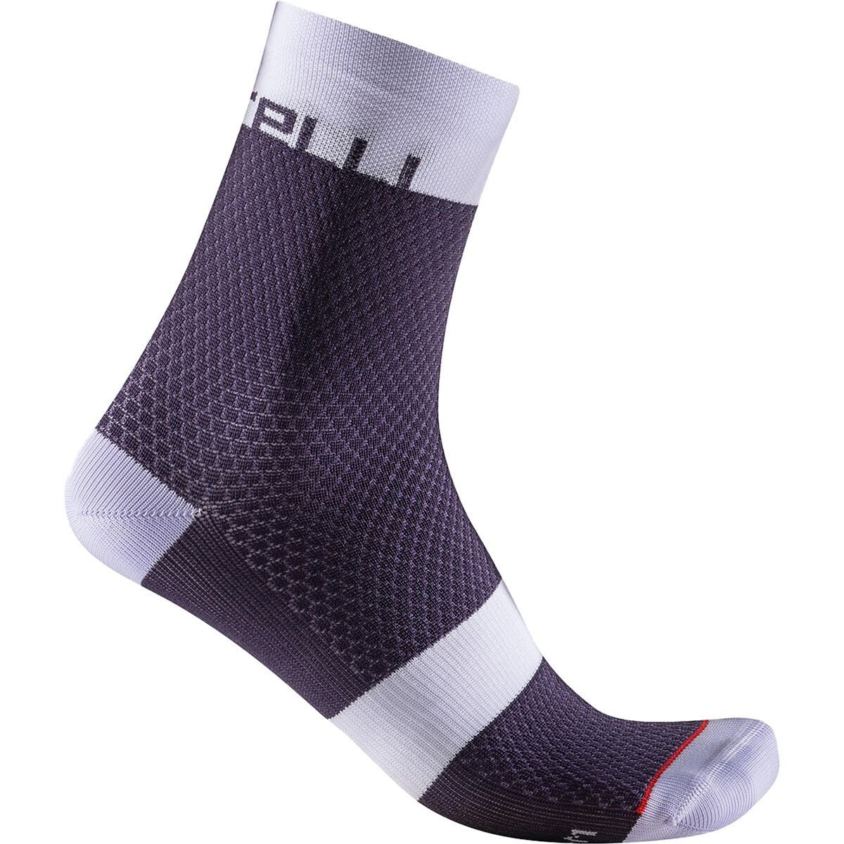 Castelli Velocissima 12 Sock - Women's Dark Night Shade/Orchid Petal, S/M
