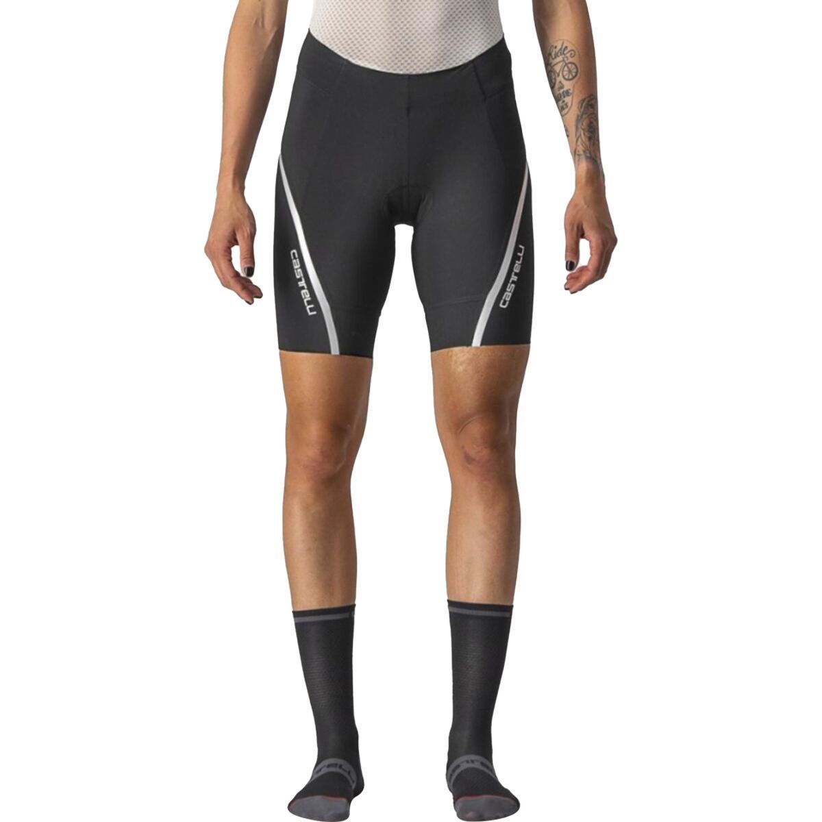 Image of Castelli Velocissima 3 Short - Women's Black/Silver, M