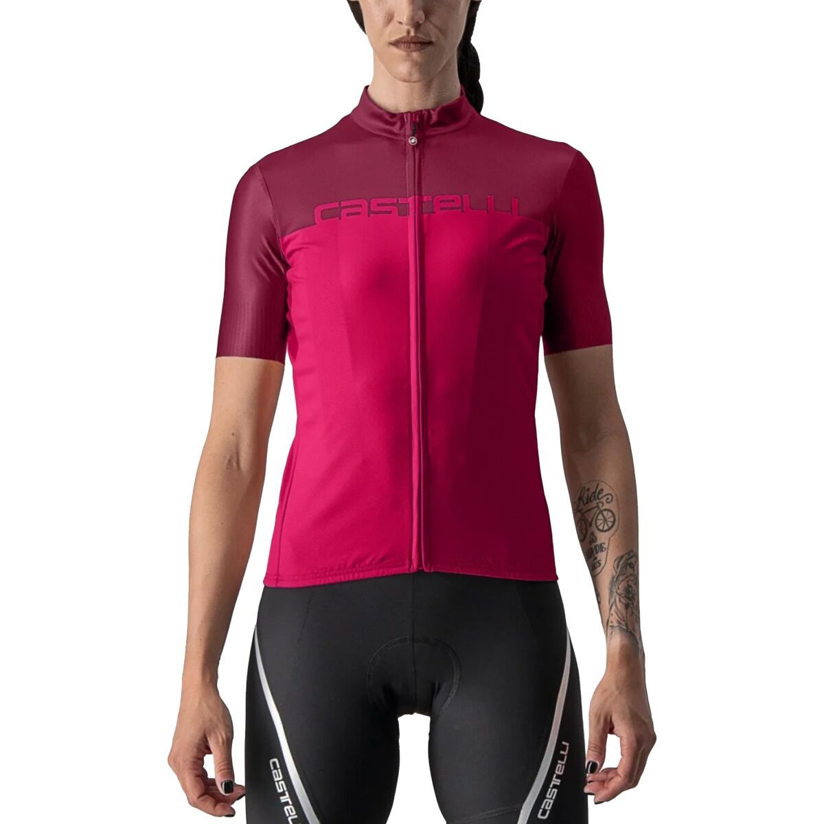 Castelli Velocissima Jersey - Women's Persian Red/Bordeaux, S
