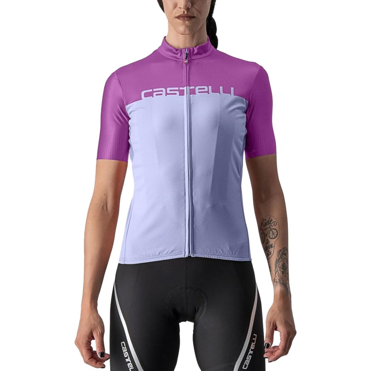 Image of Castelli Velocissima Jersey - Women's Violet Mist/Amethyst, L