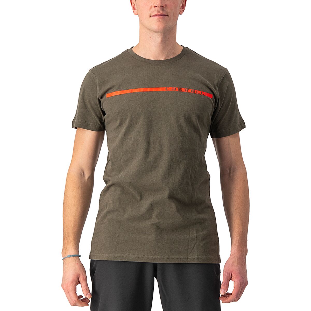 Castelli Castelli Ventaglio T-Shirt - Men's Dark Khaki, M