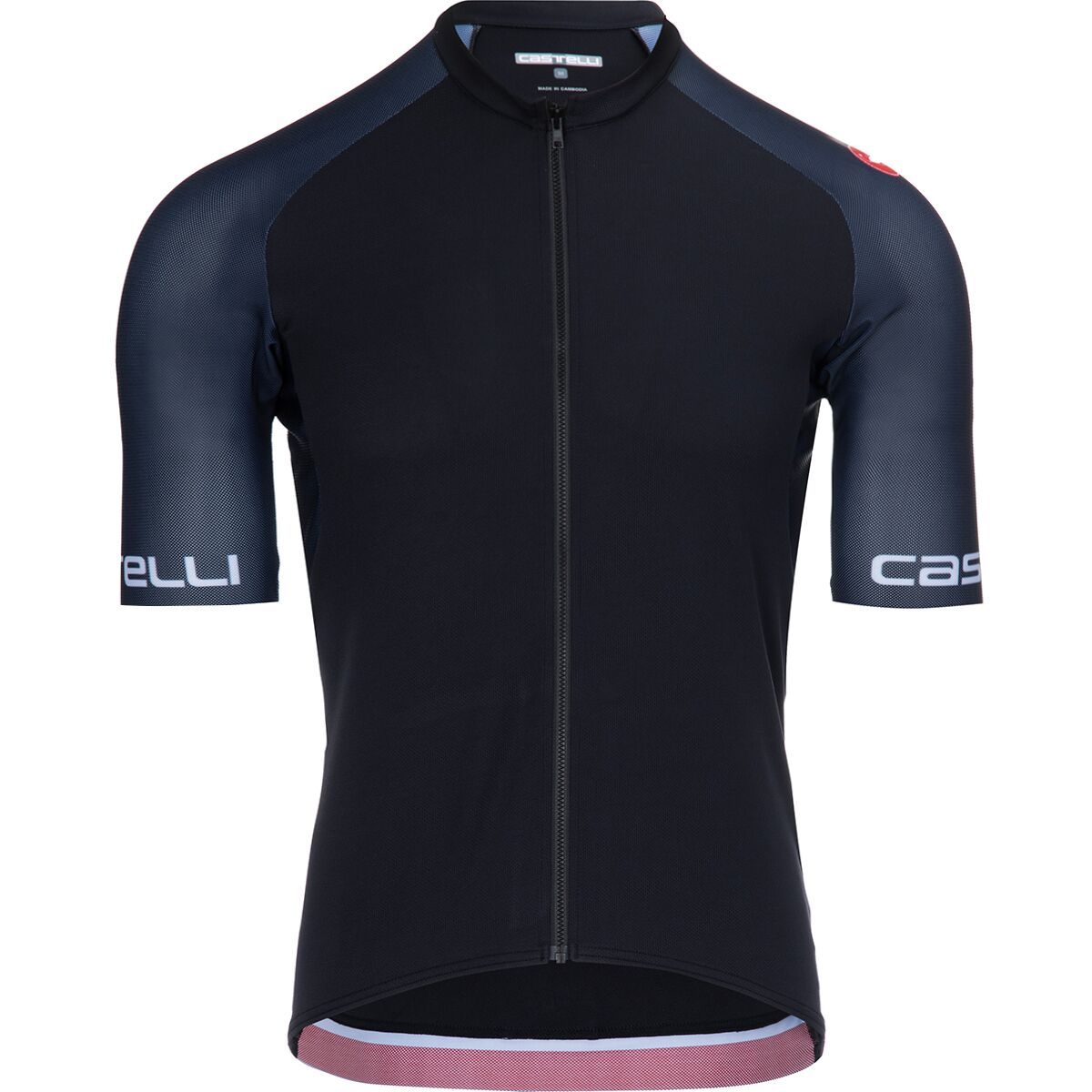 Castelli Castelli Entrata VI Limited Edition Jersey - Men's Belgian Blue/Light Black/Silver Gray, S