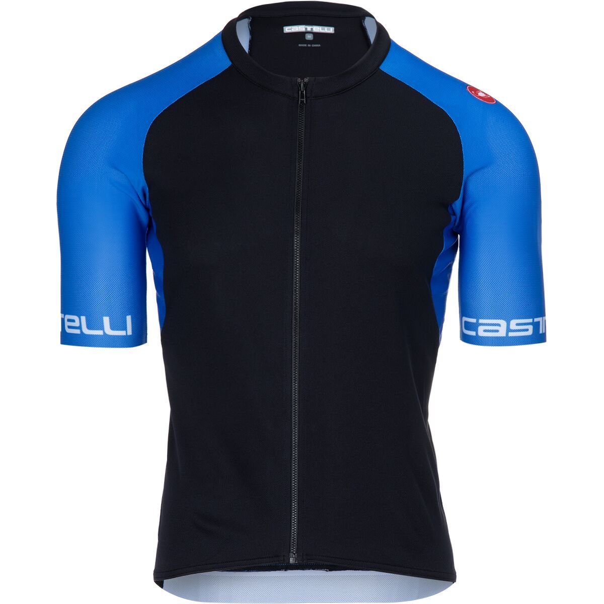 Castelli Entrata VI Limited Edition Jersey - Men's Light Black/Auzzurro Italia/Silver Gray, L