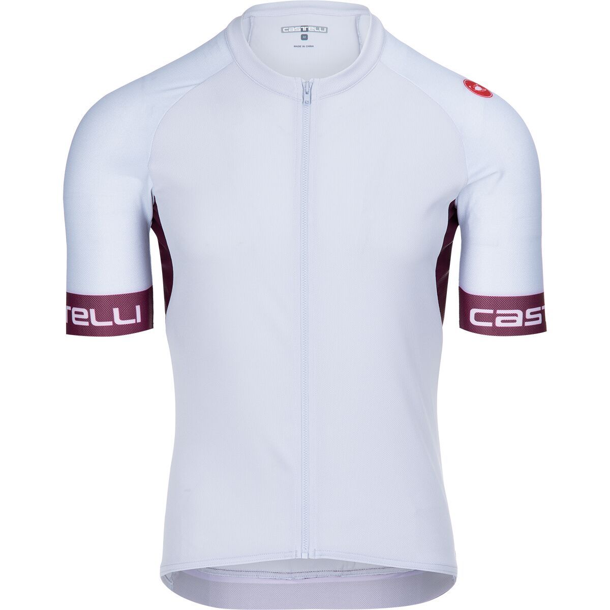 Castelli Entrata VI Limited Edition Jersey - Men's Silver Gray/Bordeaux/Ivory, L