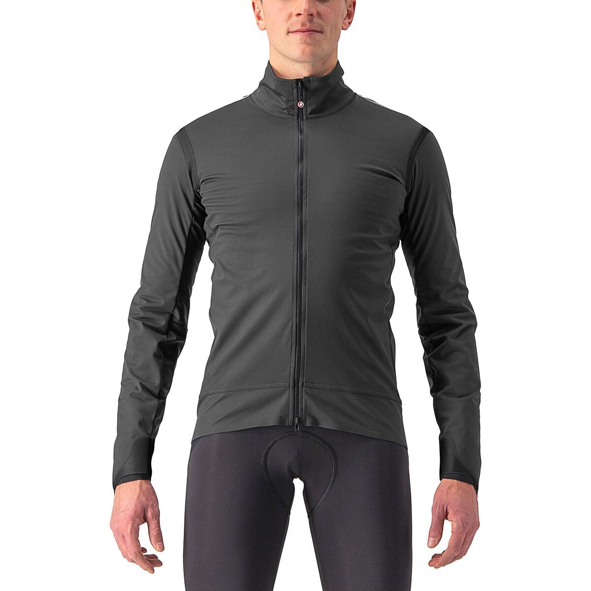 Image of Castelli Alpha Ultimate Insulated Jacket - Men's Dark Gray/Black/Black, M