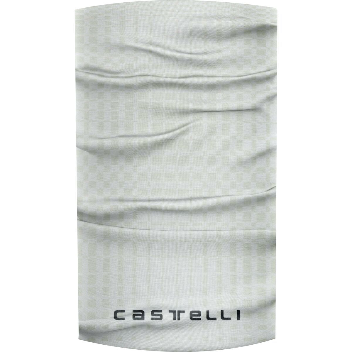 Castelli Como Neck Warmer Ivory/Dark Gray, One Size