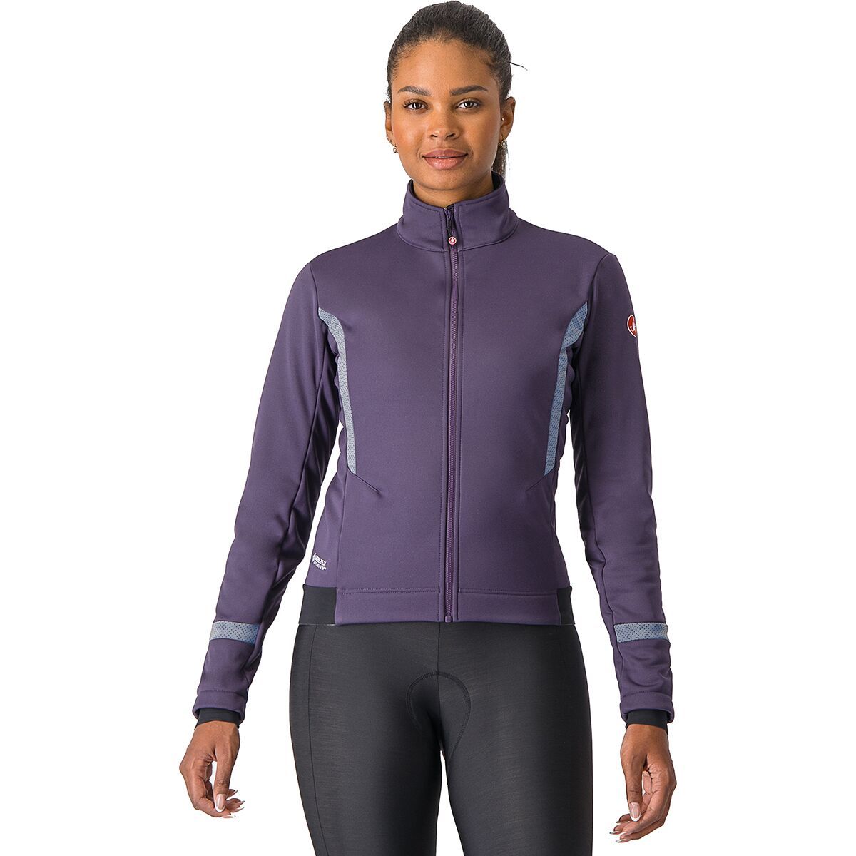Image of Castelli Dinamica Jacket - Women's Night Shade/Silver Reflex, XS