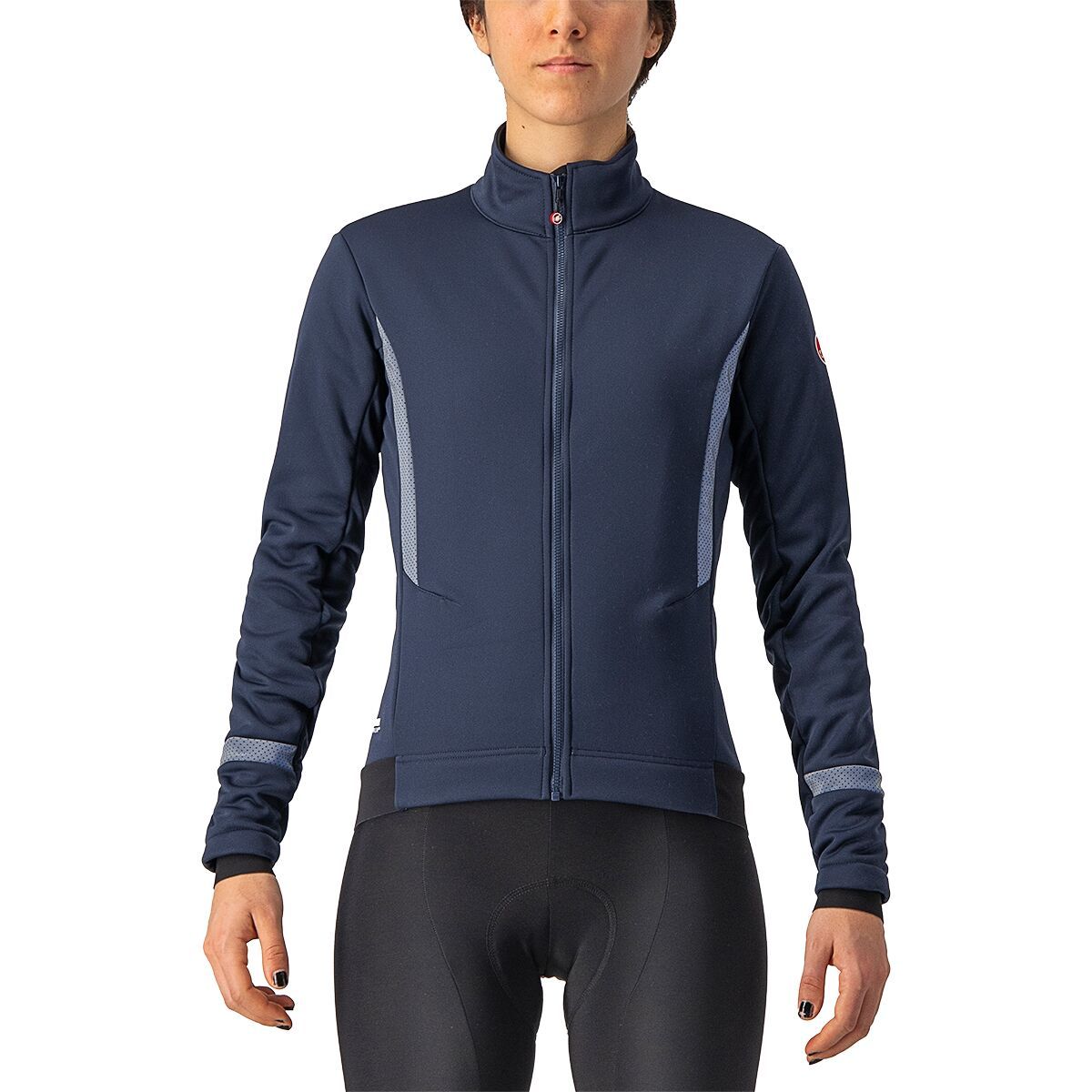Castelli Dinamica Jacket - Women's Savile Blue/Silver Reflex, S