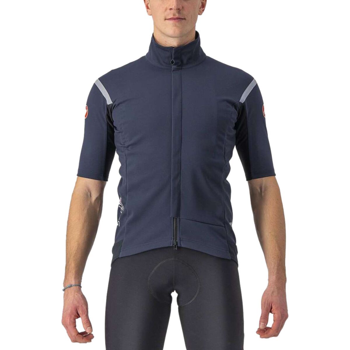 Castelli Gabba RoS Jersey - Men's Belgian Blue/Silver Gray, M