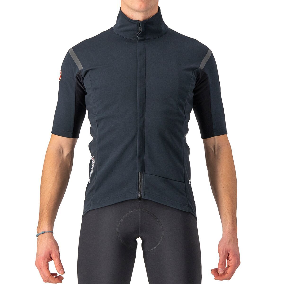 Image of Castelli Gabba RoS Jersey - Men's Light Black/Black Reflex, M