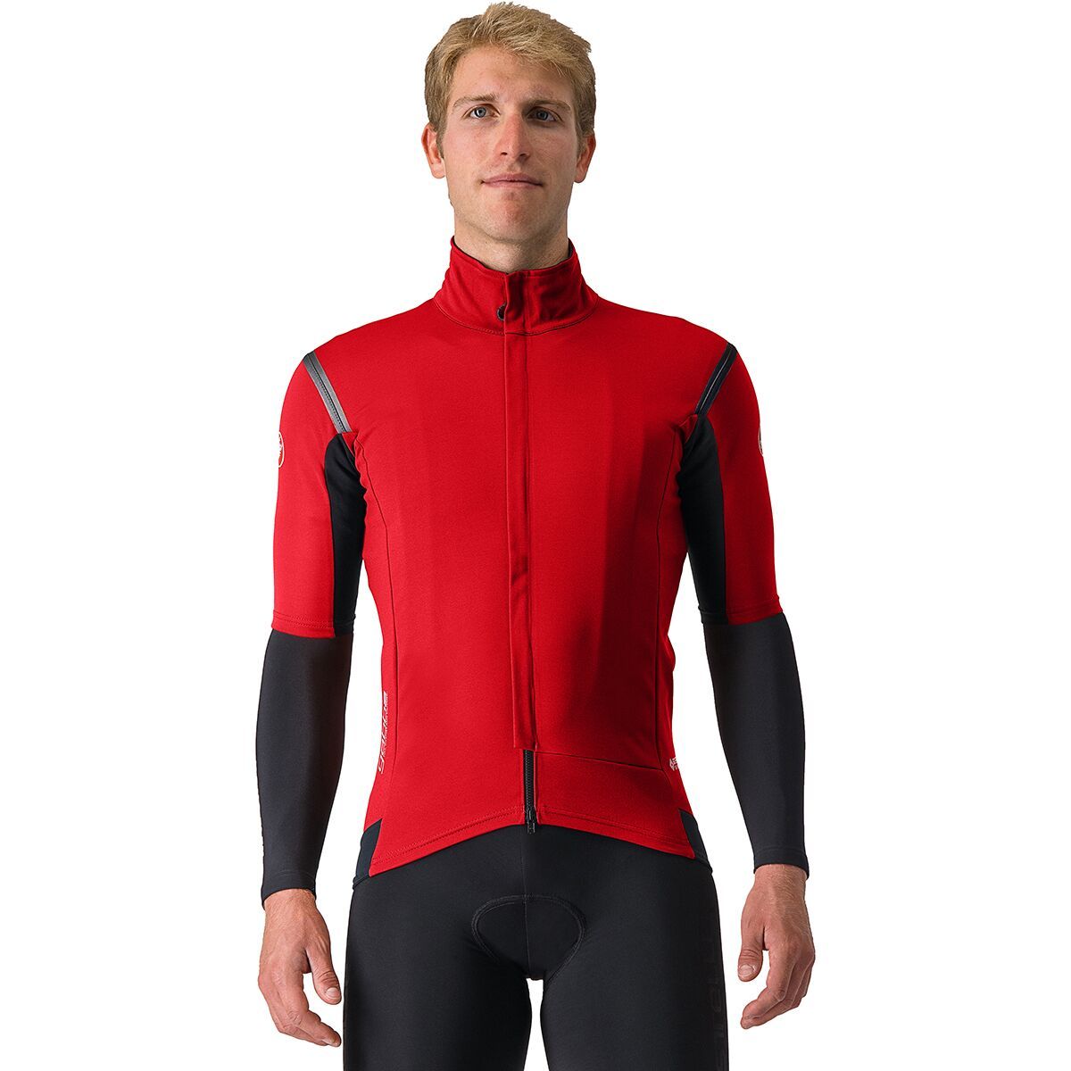 Image of Castelli Gabba RoS Jersey - Men's Rich Red/Black Reflex, M