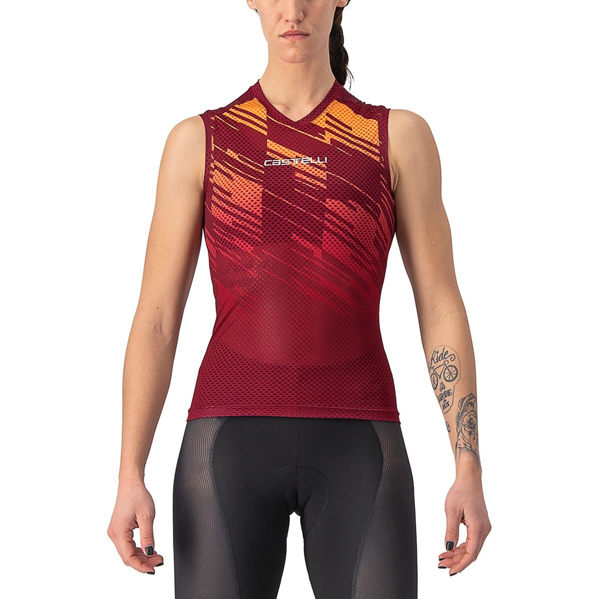 Castelli Insider Sleeveless Jersey - Women's Bordeaux, S