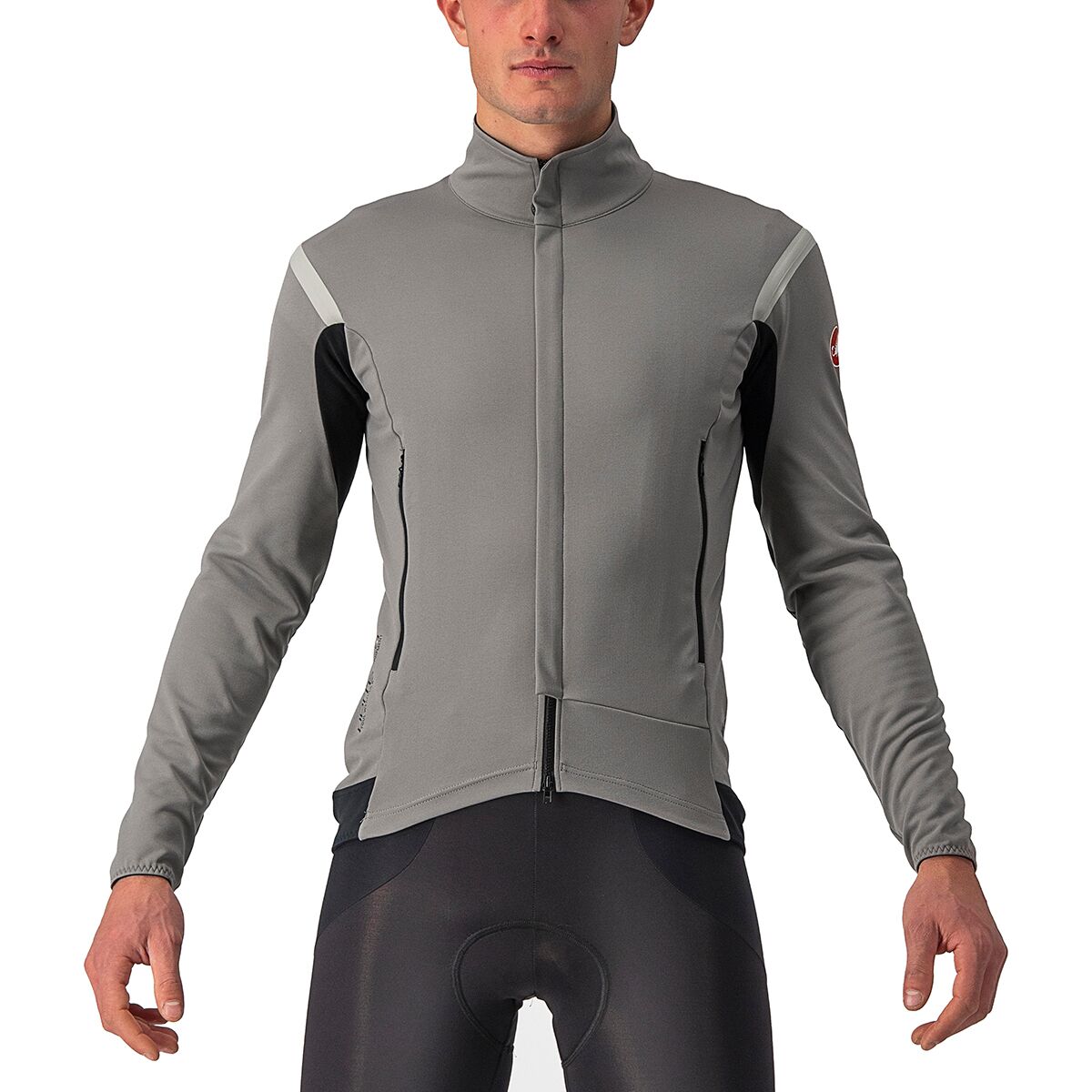 Pre-owned Castelli Perfetto Ros 2 Jacket - Men's In Nickel Gray/travertine Gray