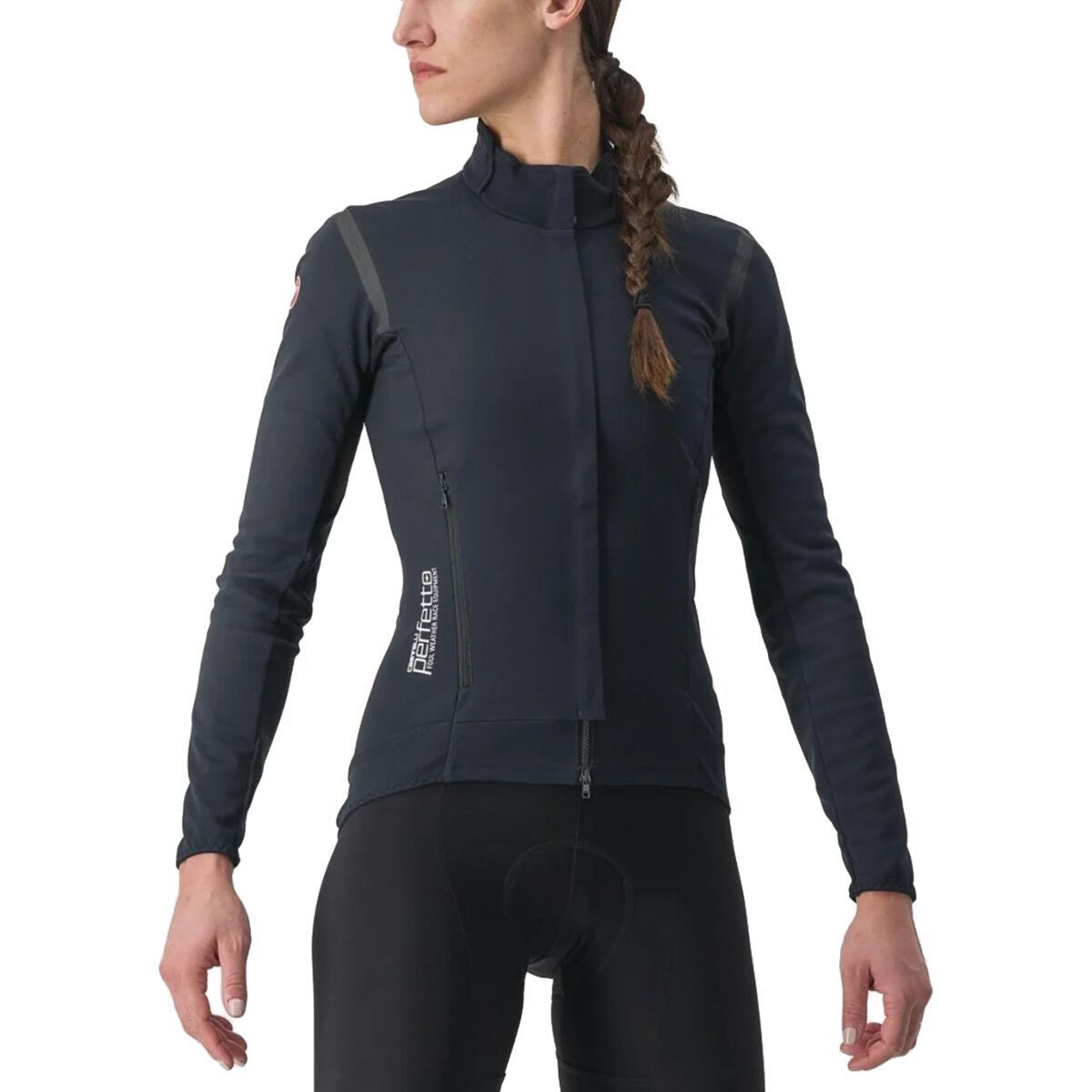 Image of Castelli Perfetto RoS 2 Jacket - Women's Light Black/Black, XS