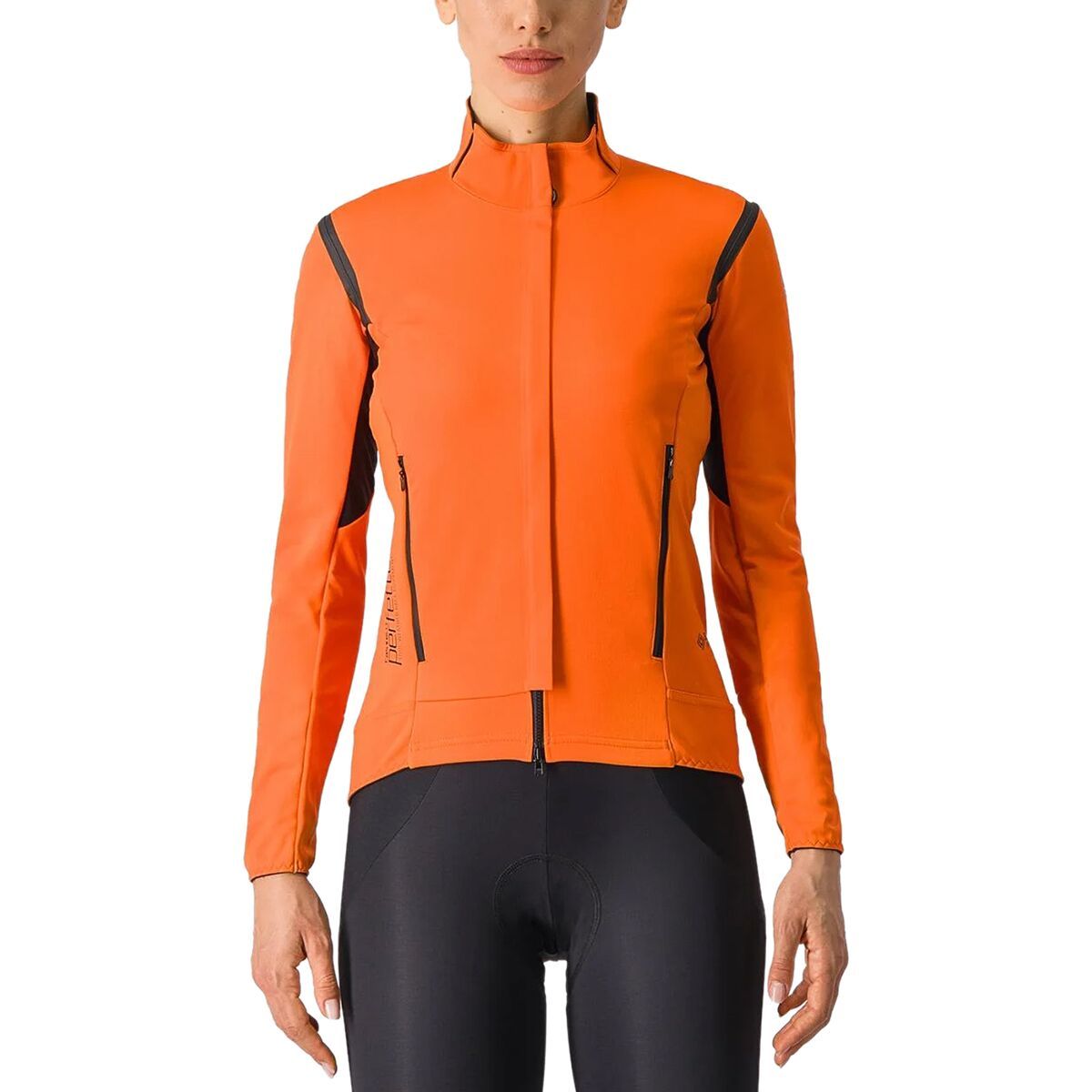 Castelli Perfetto RoS 2 Jacket - Women's Red Orange/Black, XL