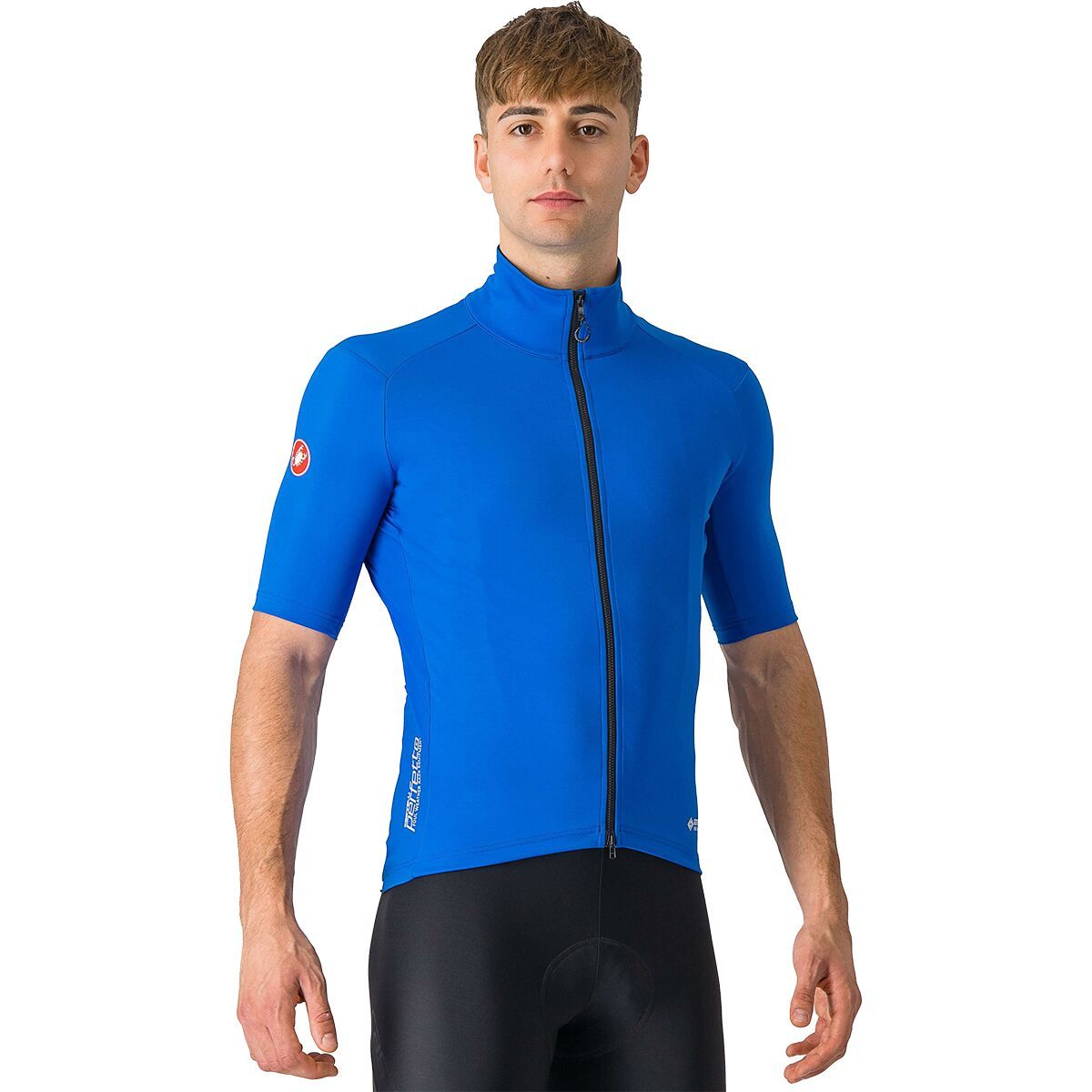 Castelli Perfetto RoS 2 Wind Short-Sleeve Jersey - Men's Azzurro Italia, XXL