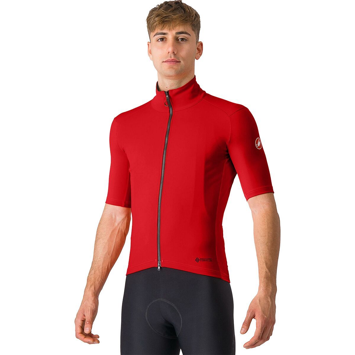 Castelli Perfetto RoS 2 Wind Short-Sleeve Jersey - Men's Rich Red, L