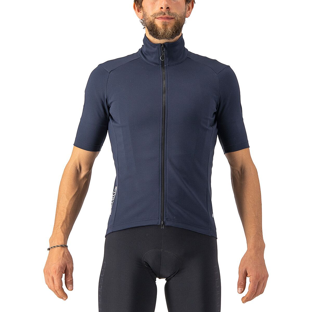 Castelli Perfetto RoS 2 Wind Short-Sleeve Jersey - Men's Savile Blue, XL