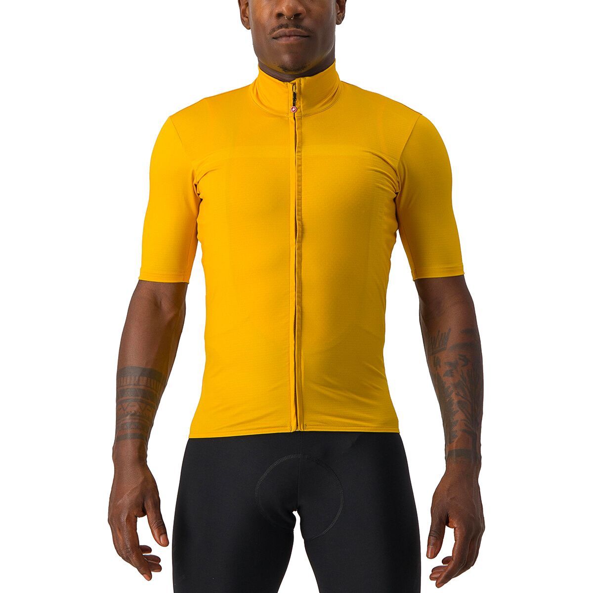 Castelli Pro Thermal Mid Short-Sleeve Jersey - Men's Goldenrod, XXL