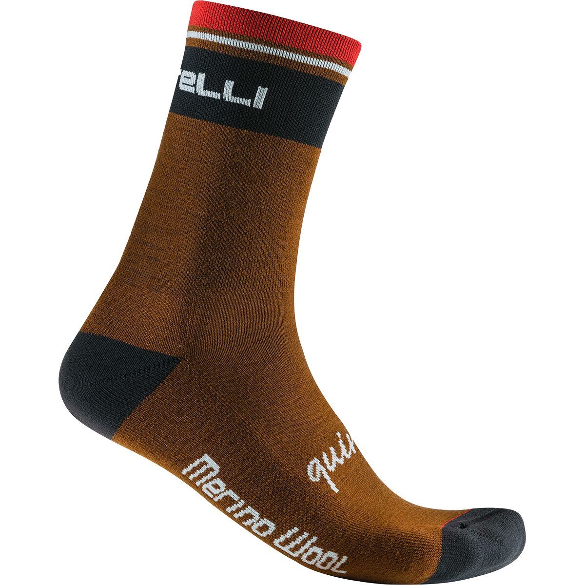 Castelli Quindici Sock Mocha, S/M