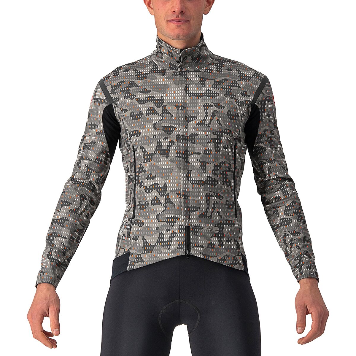 Castelli Castelli Unlimited Perfetto RoS 2 Jacket - Men's Nickel Gray/Orange, S