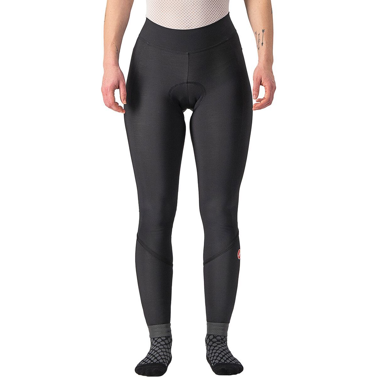 Image of Castelli Velocissima TH Tight - Women's Black/Black Reflex, M