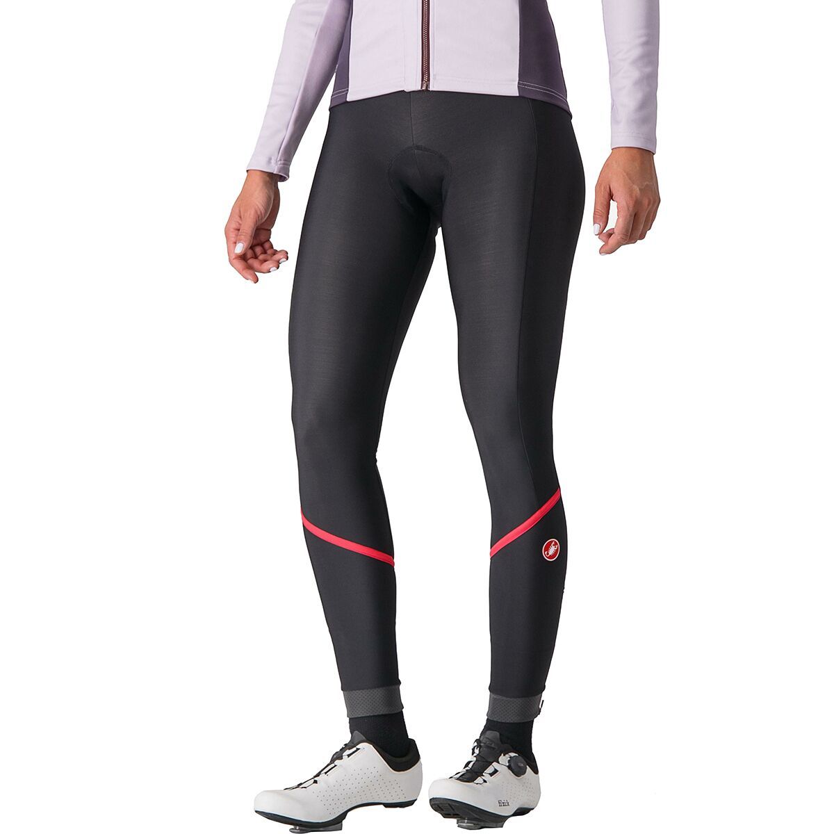 Castelli Velocissima TH Tight - Women's Black/Hibiscus, L