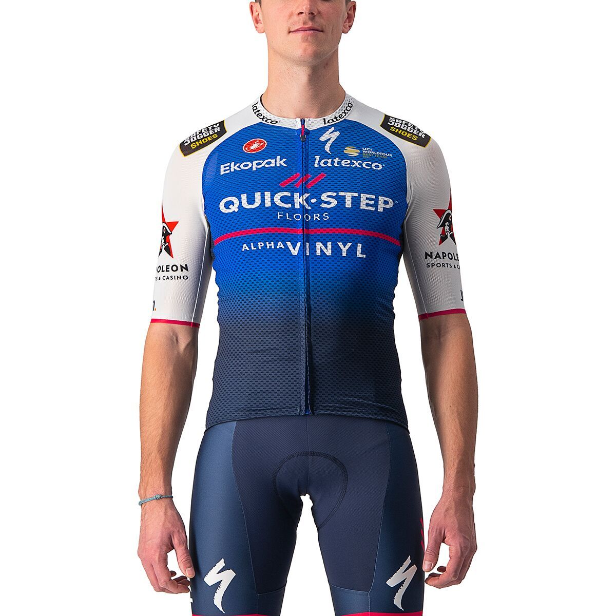 Castelli Quick-Step Climber'S 3.1 Jersey - Men's Belgian Blue/White, M
