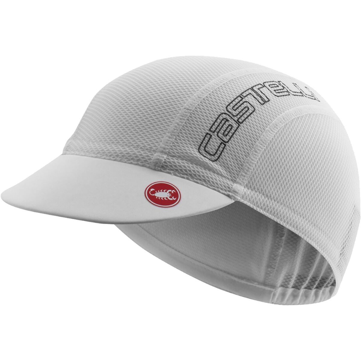 Image of Castelli A/C 2 Cycling Cap White/Cool Gray, One Size
