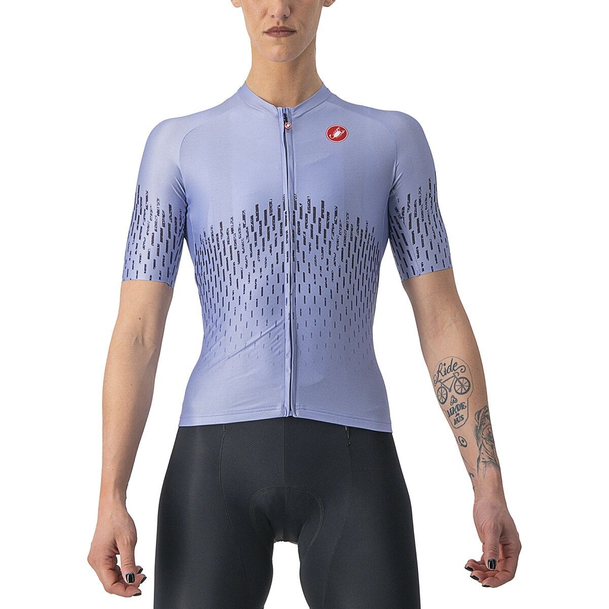 Image of Castelli Aero Pro Full-Zip Jersey - Women's Violet Mist, XL