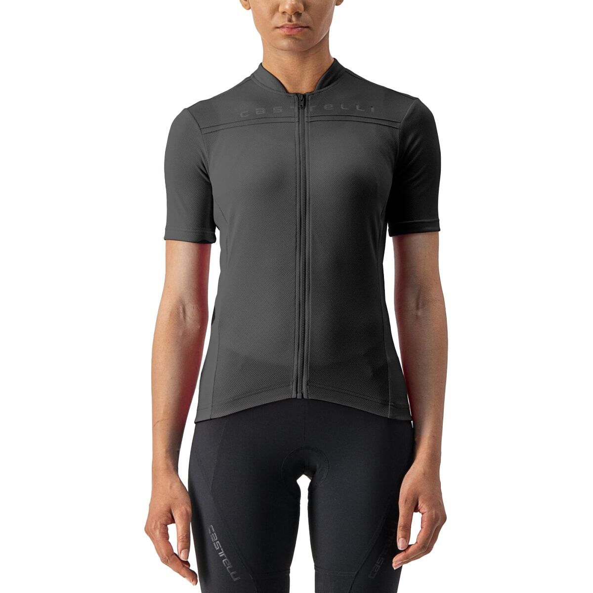 Image of Castelli Anima 4 Jersey - Women's Light Black, XL