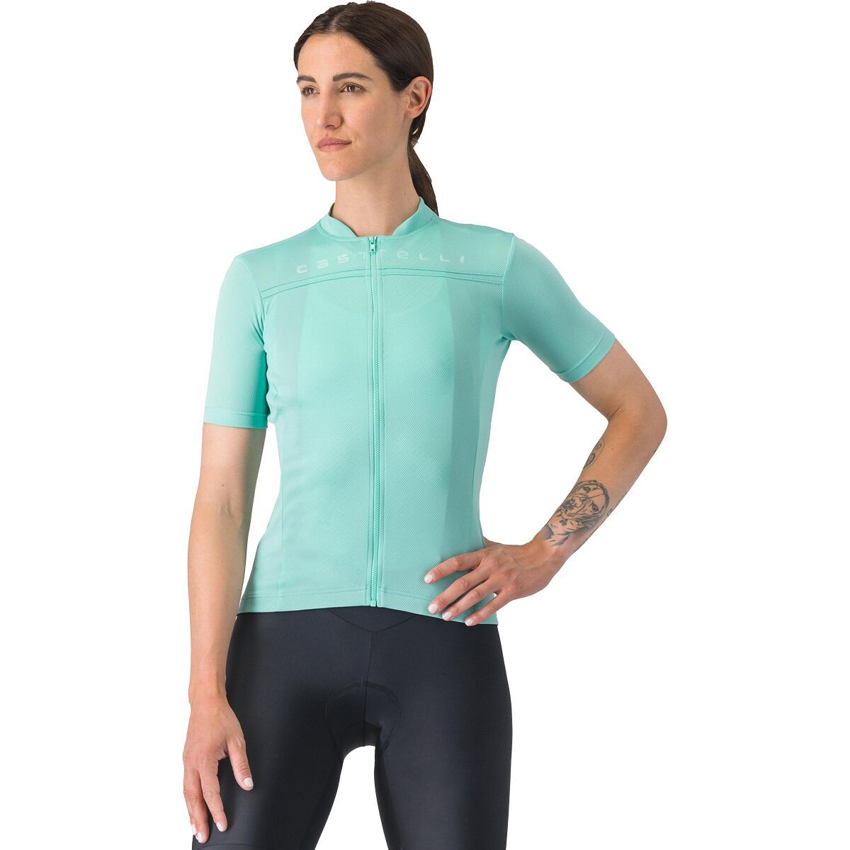 Image of Castelli Anima 4 Jersey - Women's Pool Blue, L