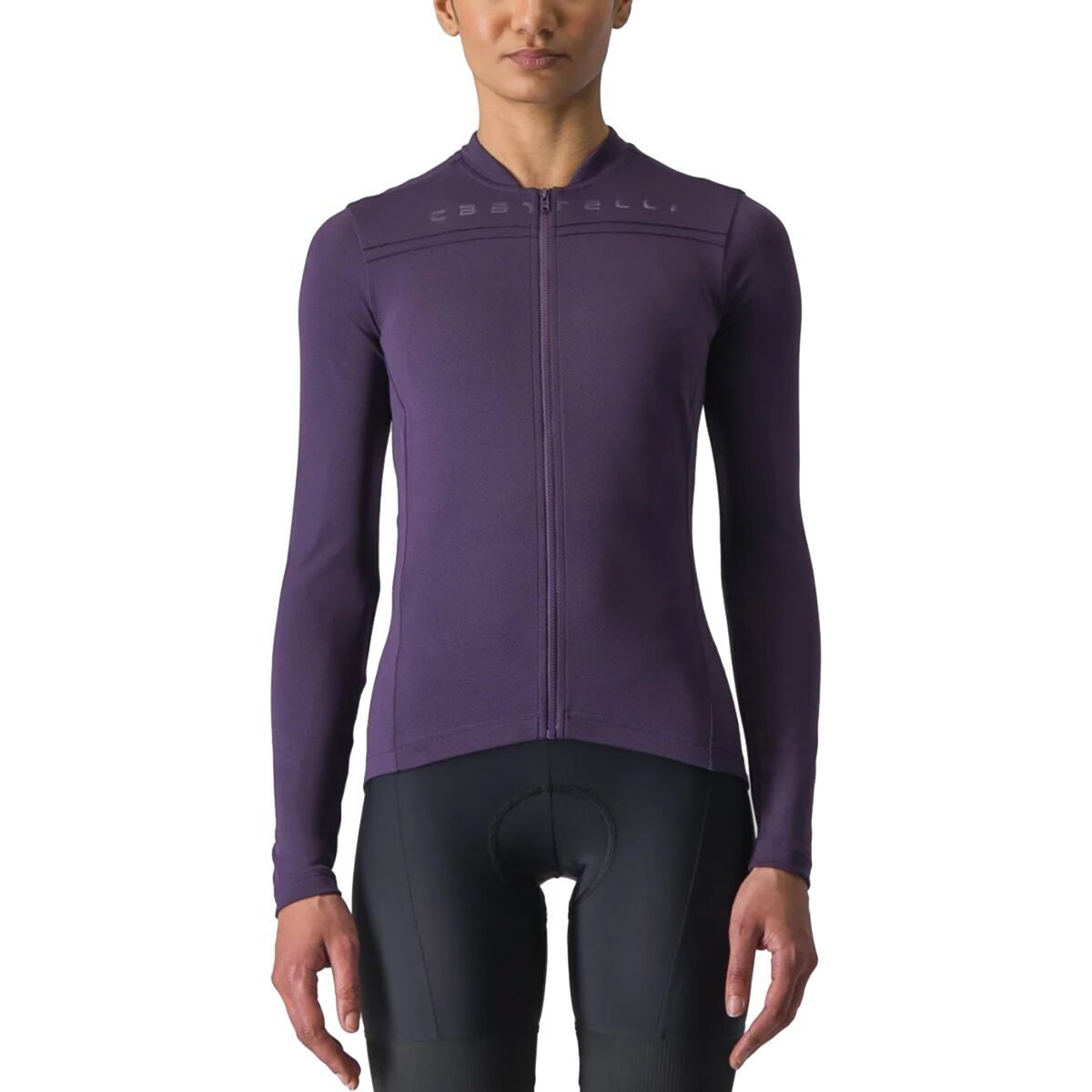 Castelli Anima 4 Long-Sleeve Jersey - Women's Night Shade/Orchid Petal, XS