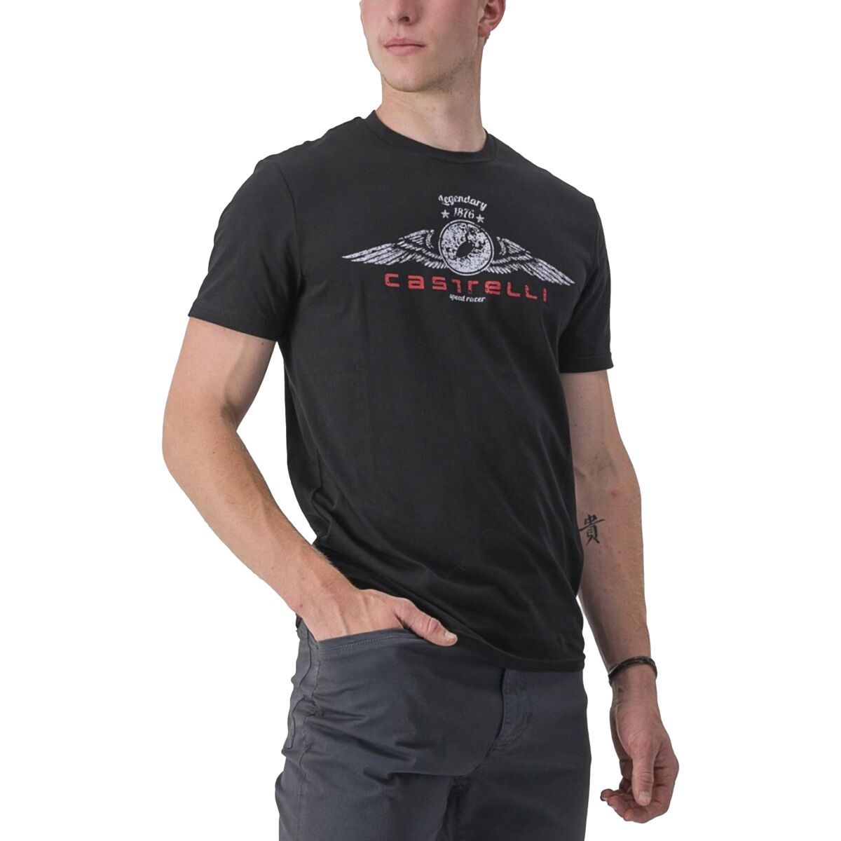 Image of Castelli Armando 2 T-Shirt - Men's Black, 3XL