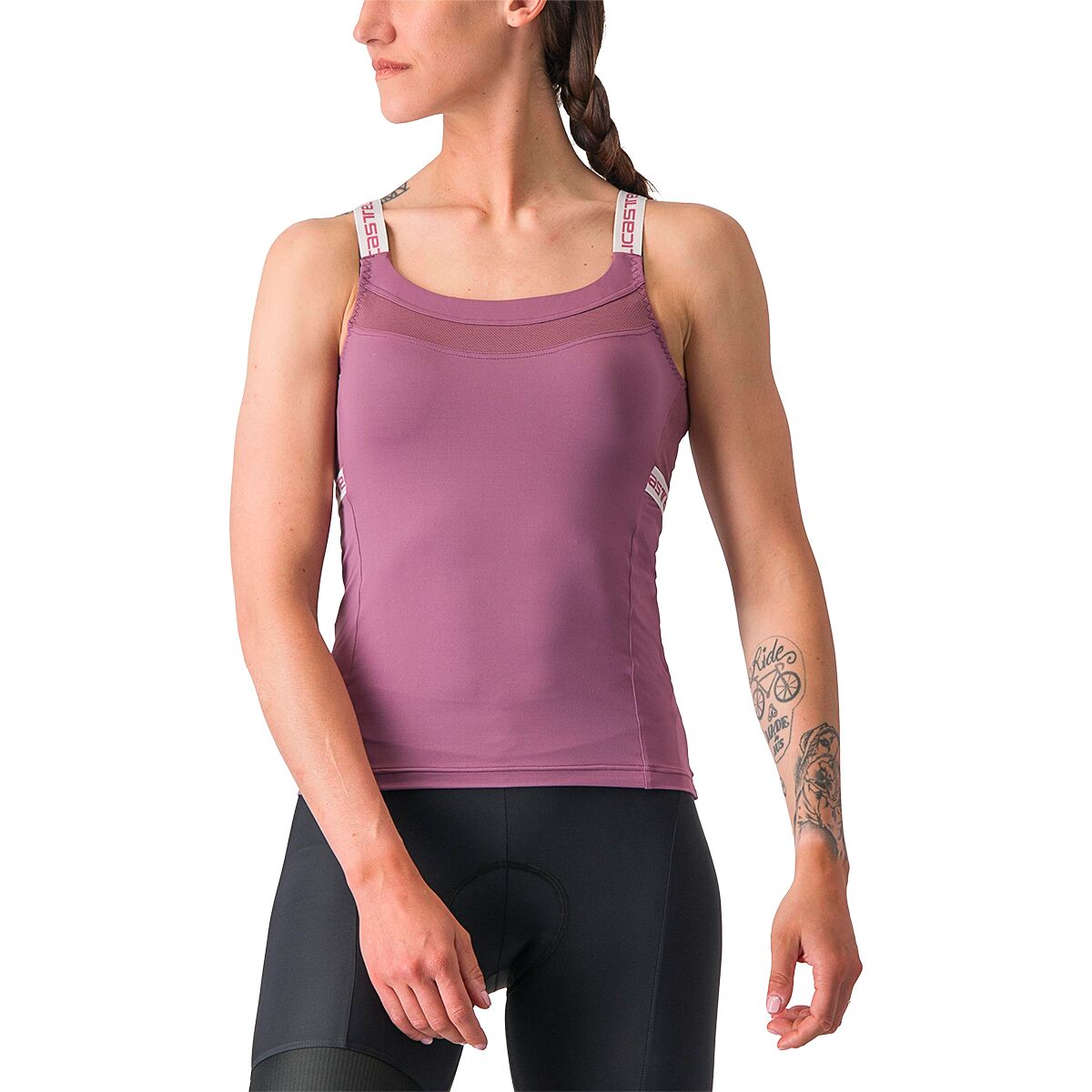 Image of Castelli Bavette Top - Women's Deep Purple/Ivory, L