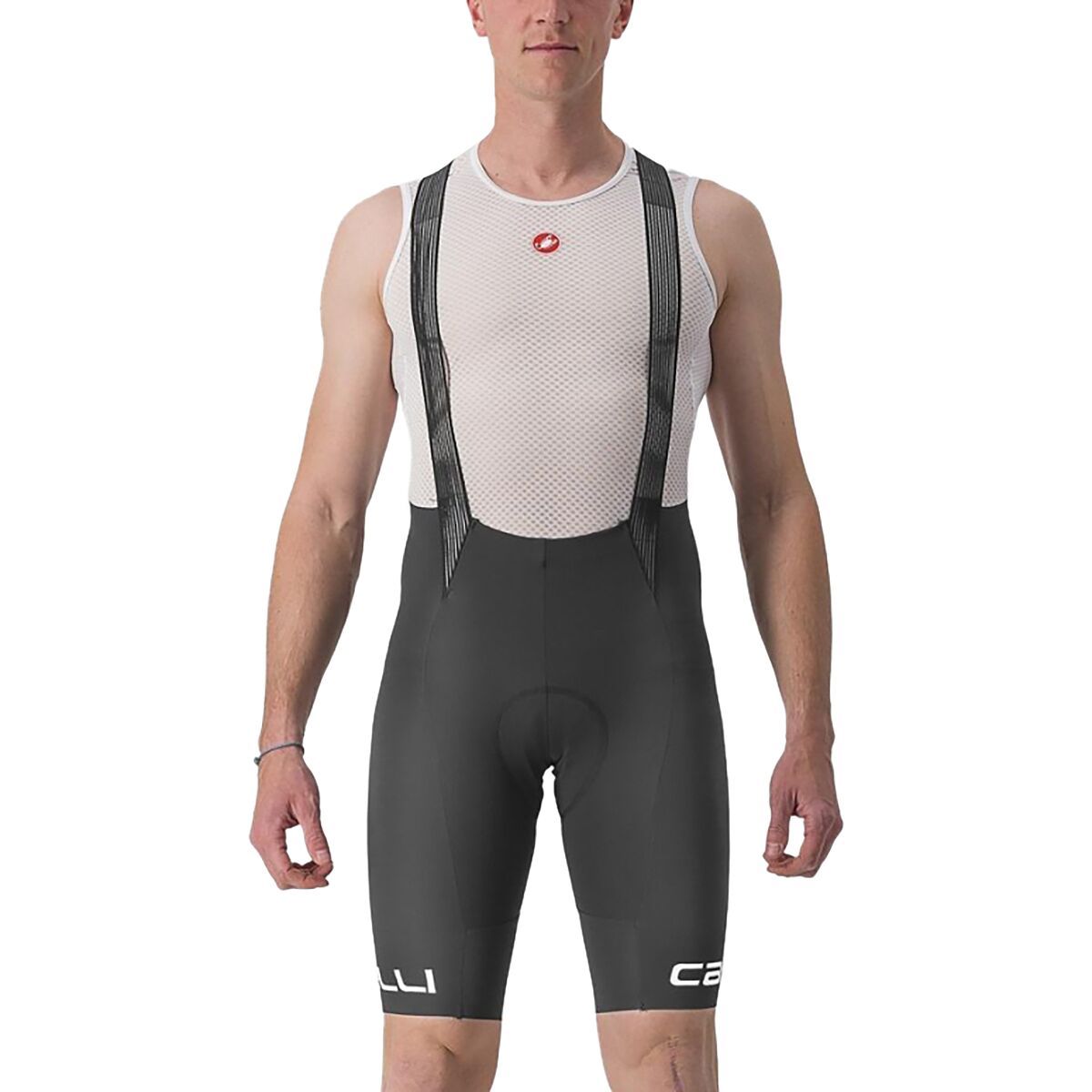 Castelli Free Aero RC Classic Bib Short - Men's Black/White, XL