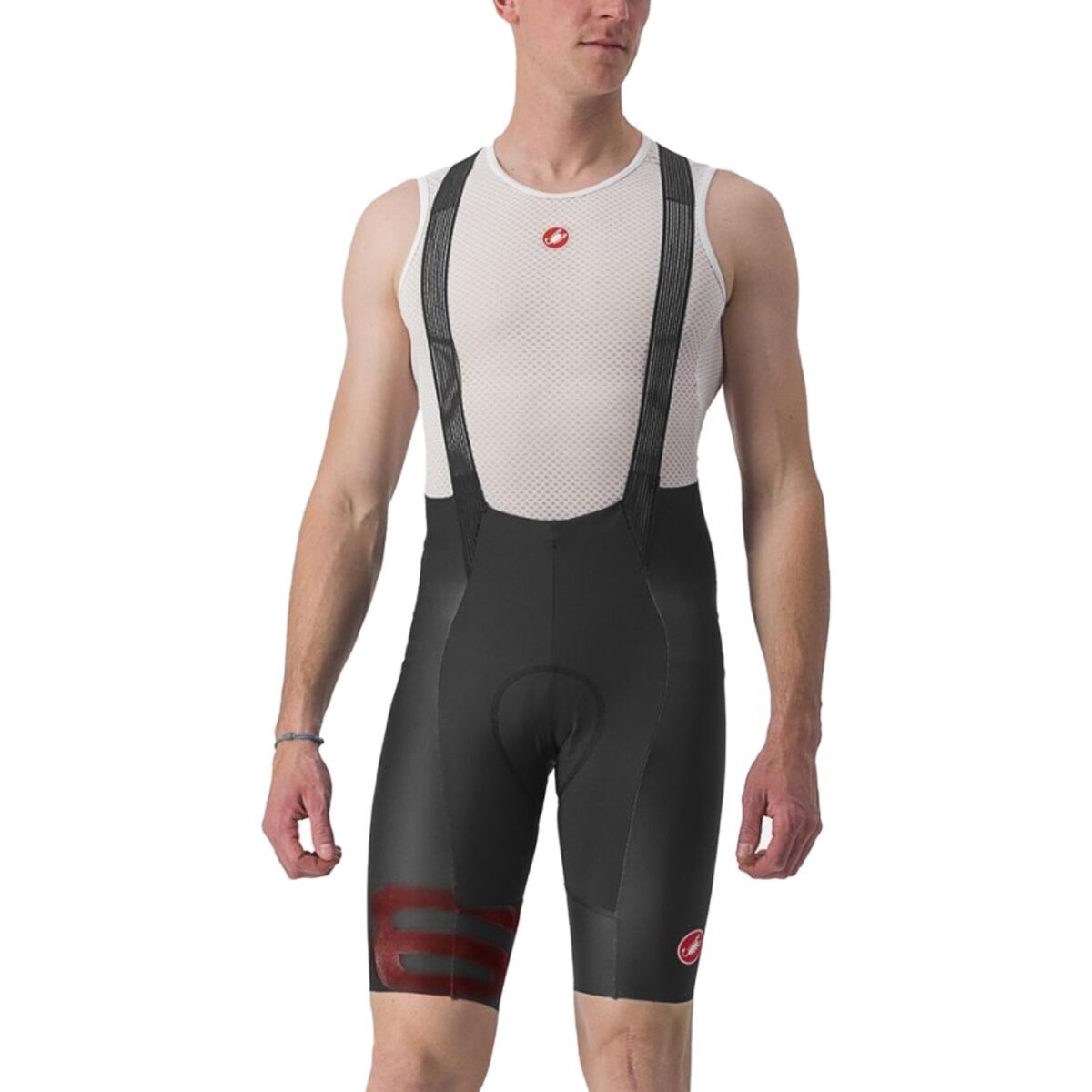 Castelli Free Aero RC Kit Bib Short - Men's Black/Red, M