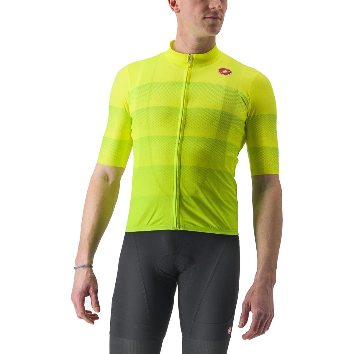 Castelli Livelli Jersey - Men's Yellow Fluo, L