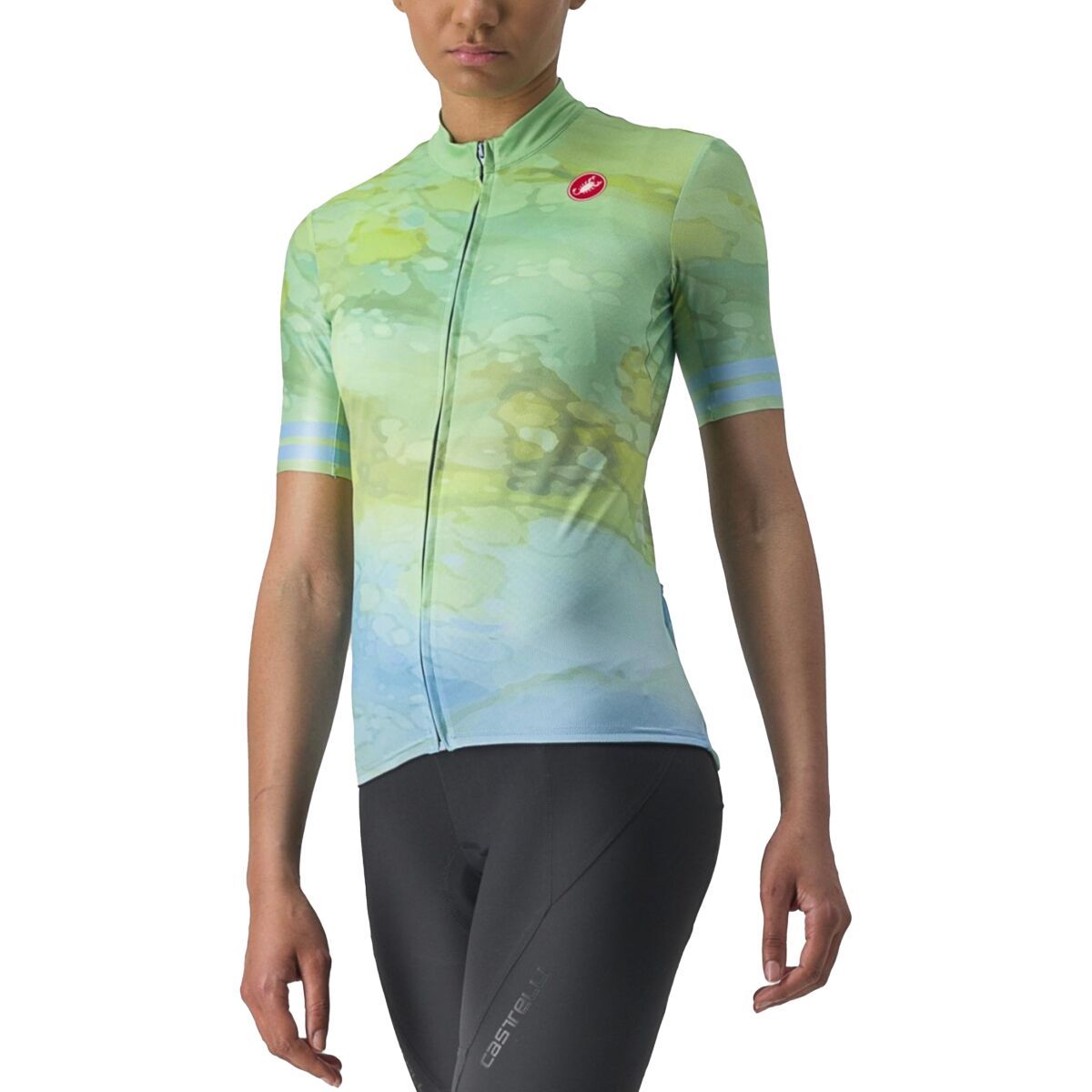 Castelli Marmo Jersey - Women's Multicolor Baby Blue, XL