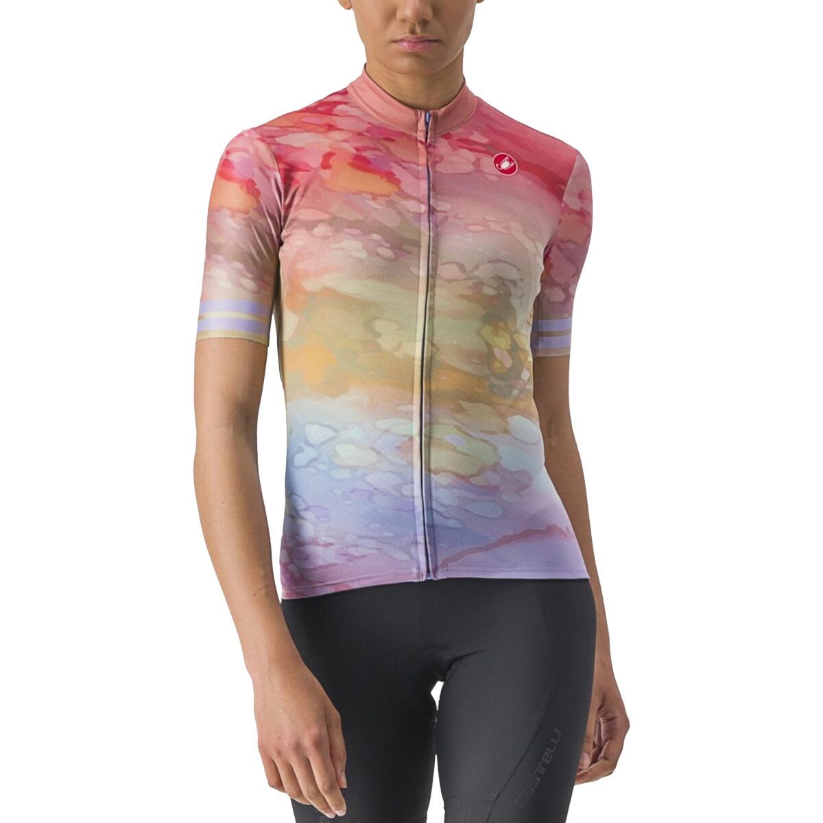 Castelli Marmo Jersey - Women's Multicolor Violet Mist, L