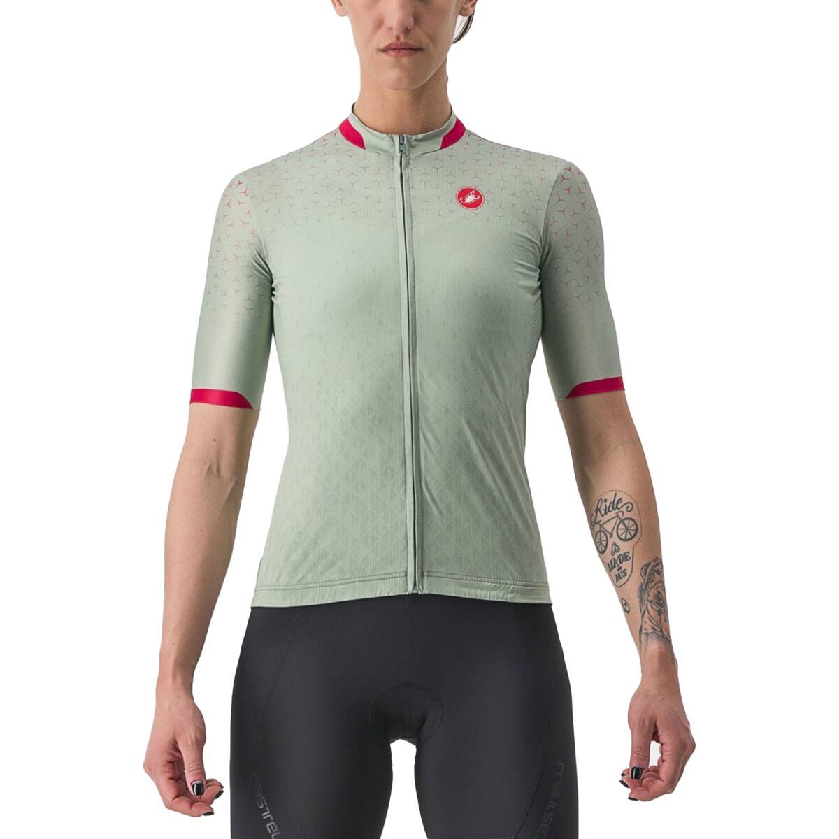 Castelli Pezzi Jersey - Women's Defender Green, S