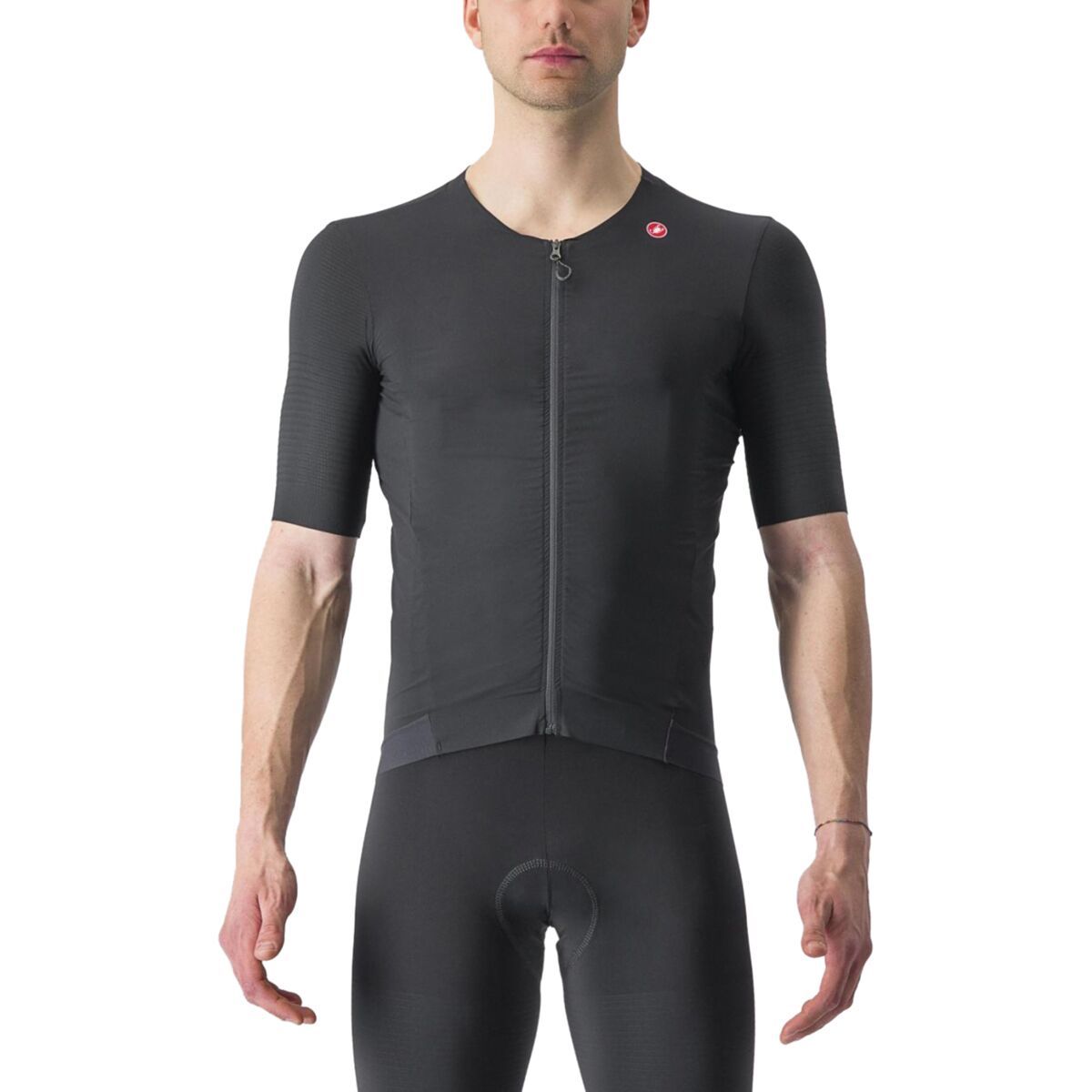 Castelli Premio Black Jersey - Men's Light Black/Black, S