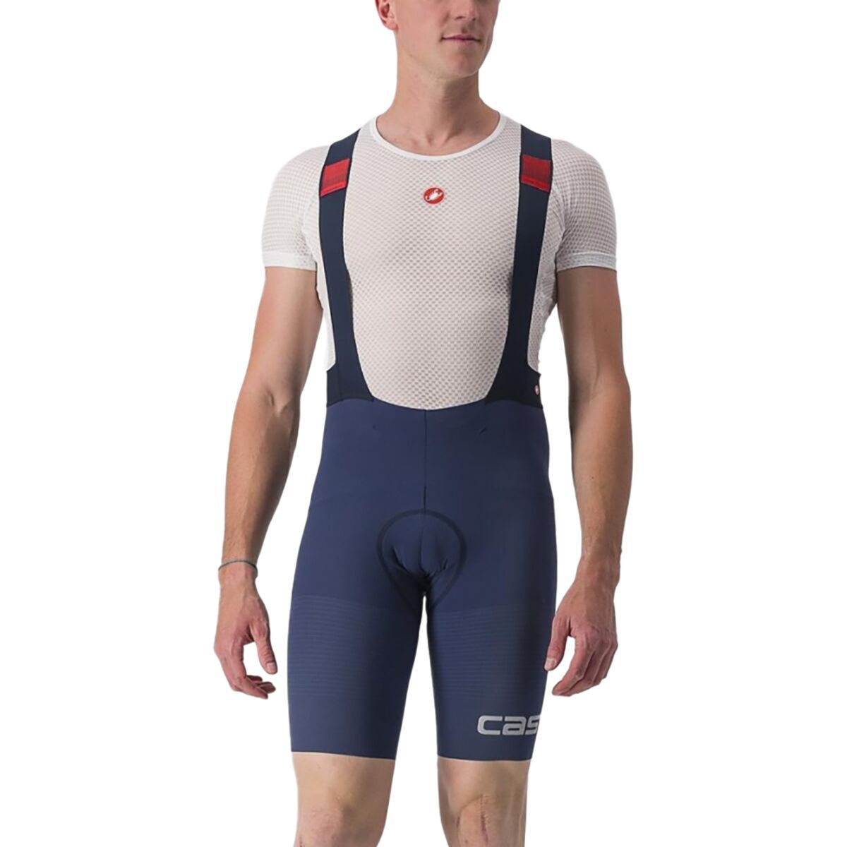 Castelli Premio Black Ltd Edition Bib Short - Men's Belgian Blue/Metallic Silver, M