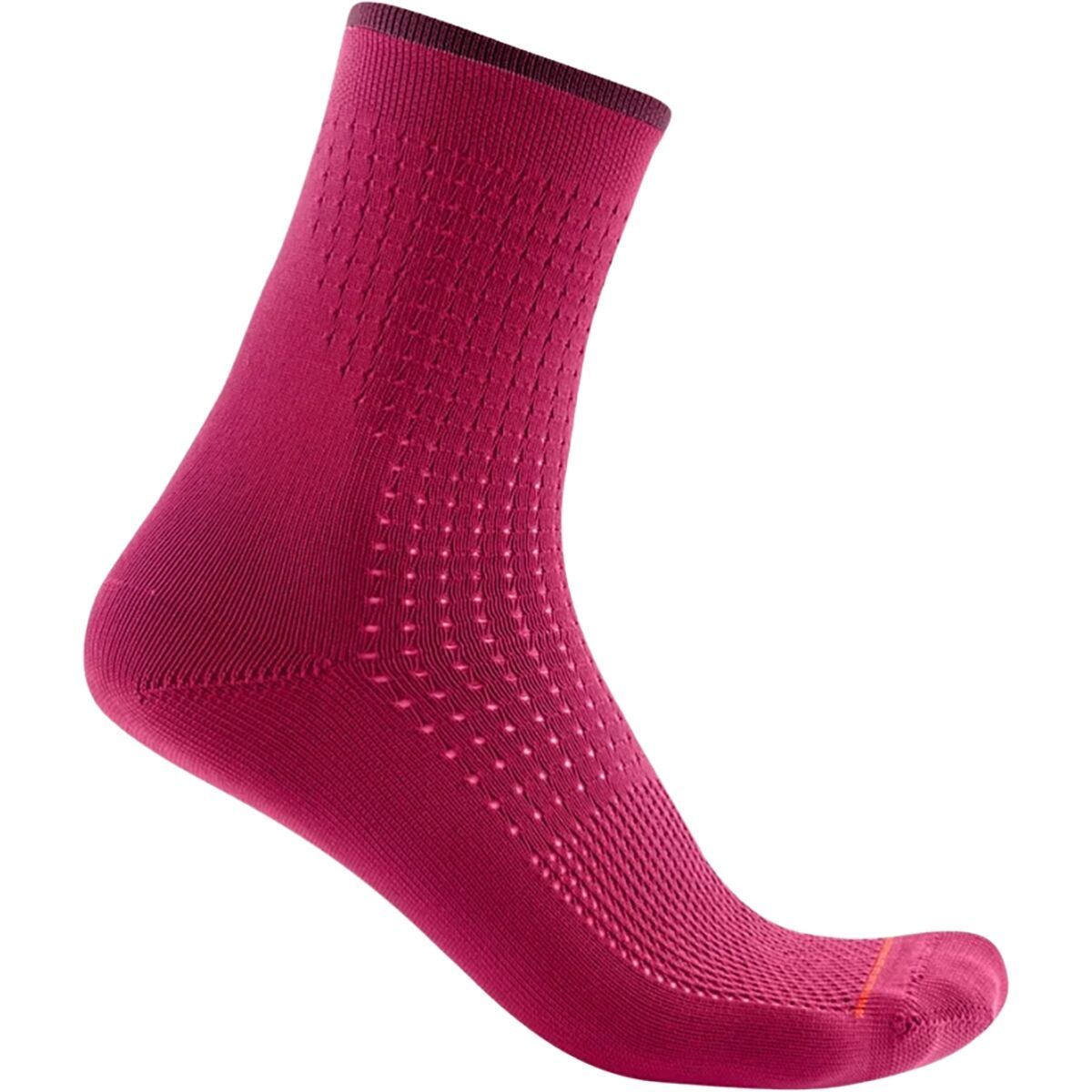 Image of Castelli Premio Sock - Women's Persian Red, S/M