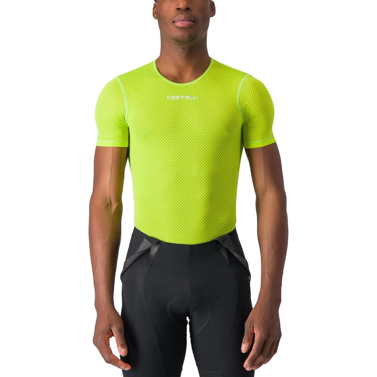 Castelli Pro Mesh 2.0 Short-Sleeve Shirt - Men's Electric Lime, XL