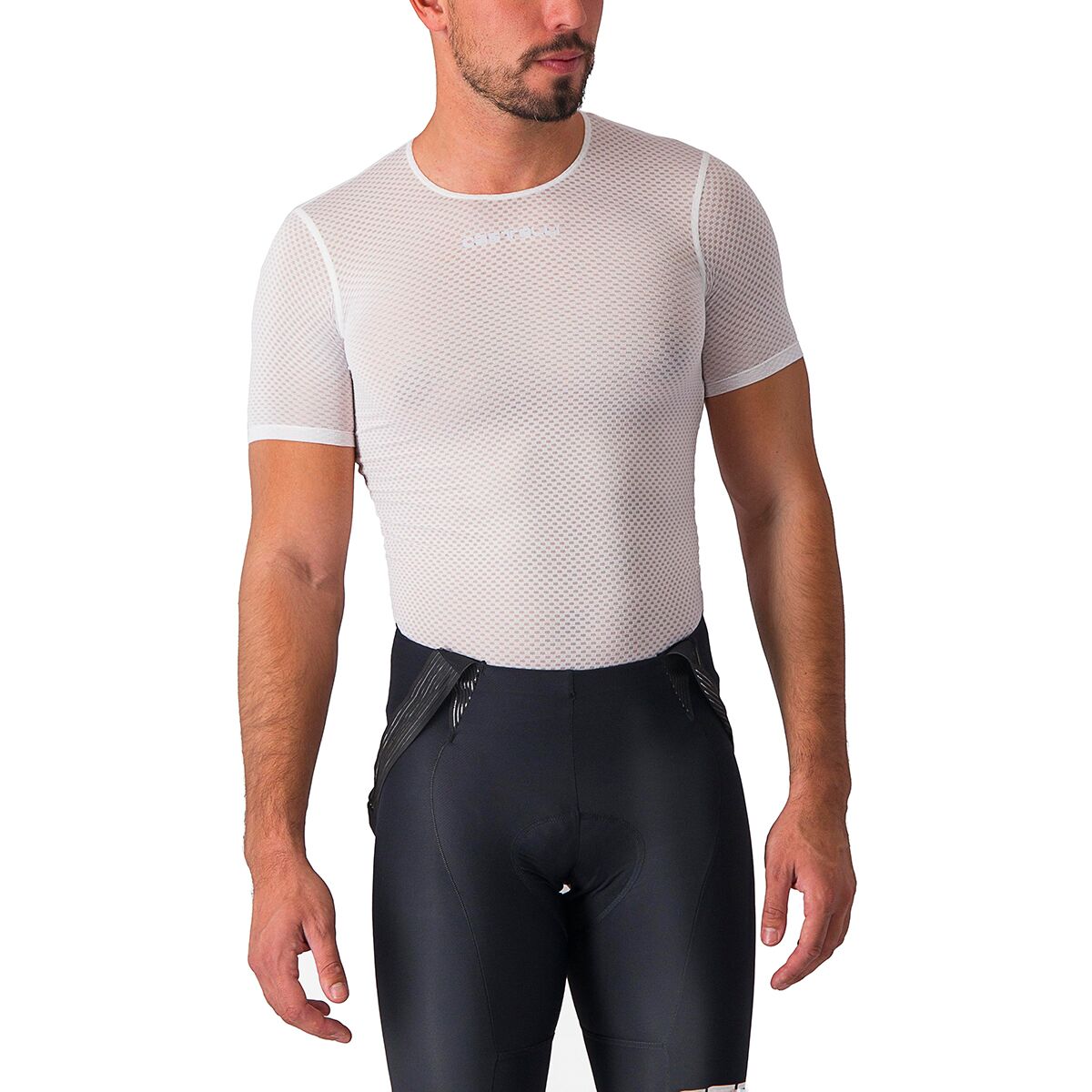 Image of Castelli Pro Mesh 2.0 Short-Sleeve Shirt - Men's White, S