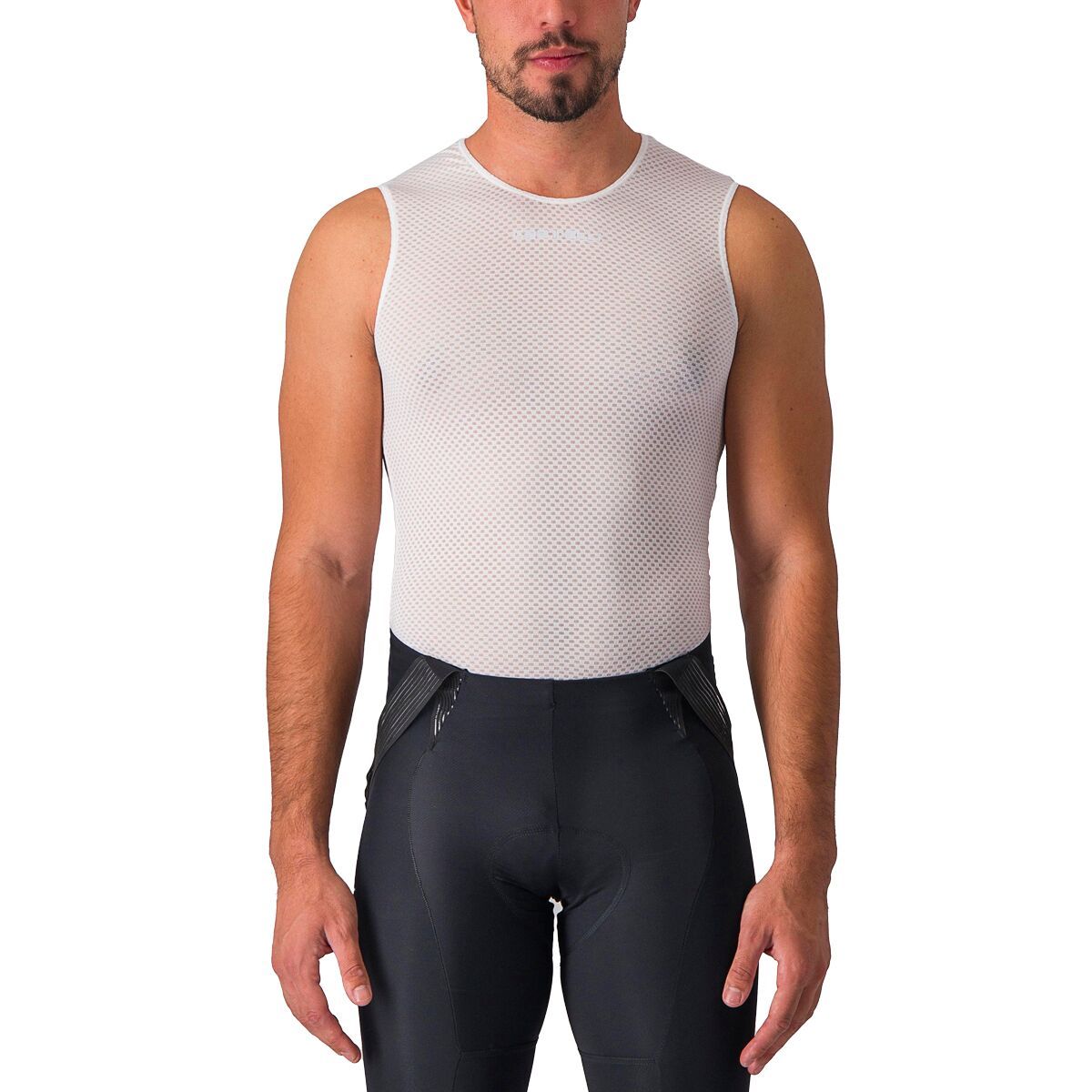 Image of Castelli Pro Mesh 2.0 Sleeveless Baselayer - Men's White, XXL