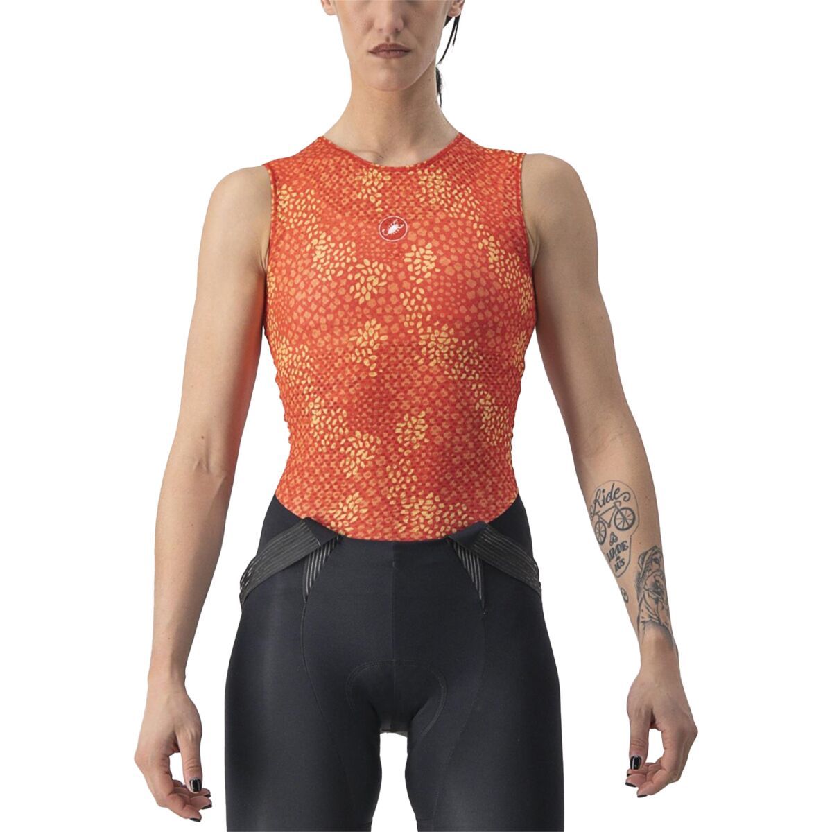 Castelli Pro Mesh 4 Sleeveless Baselayer - Women's Hibiscus, M