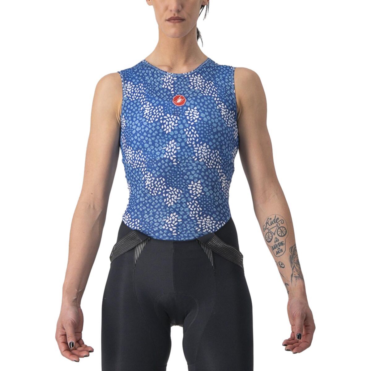 Castelli Pro Mesh 4 Sleeveless Baselayer - Women's Niagara Blue, XS