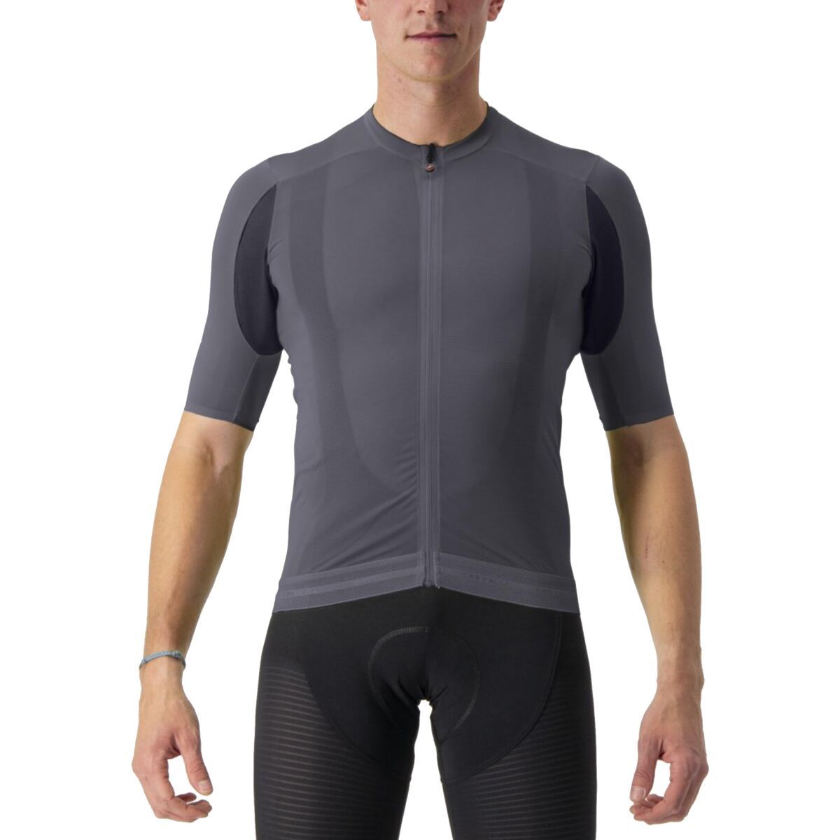 Castelli Superleggera 3 Jersey - Men's Dark Gray, L